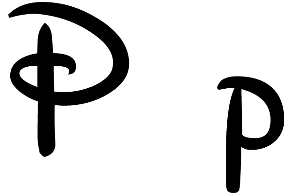 Two Interlocked Letter P's