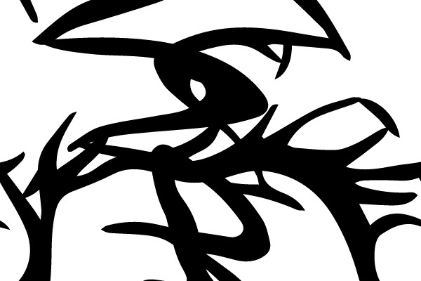 Abstract Feathered Wings