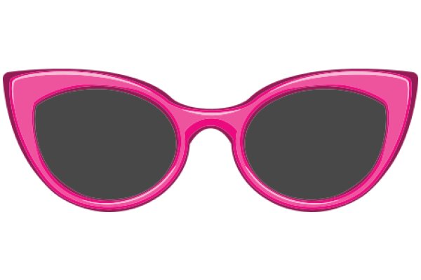 Vibrant Pink Sunglasses with Black Lenses