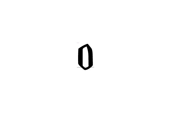 Black Number Zero