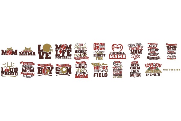 Football Mom's Collection: Expressions of Pride and Passion