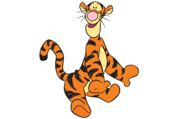 Tiger's Adventure: A Friendly Cartoon Character
