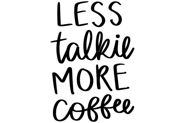 Less Talkie, More Coffee