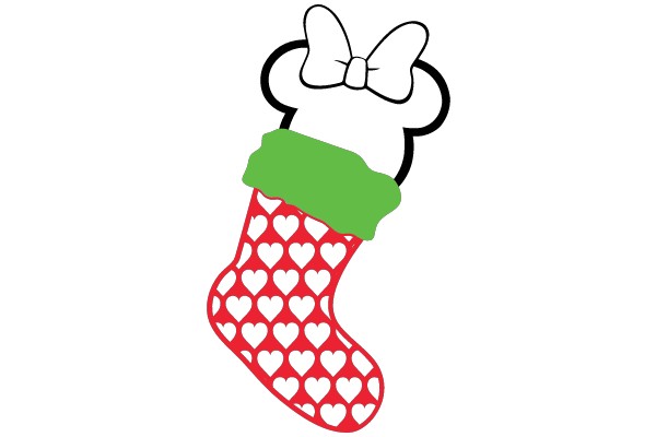Minnie Mouse Christmas Stocking Clip Art