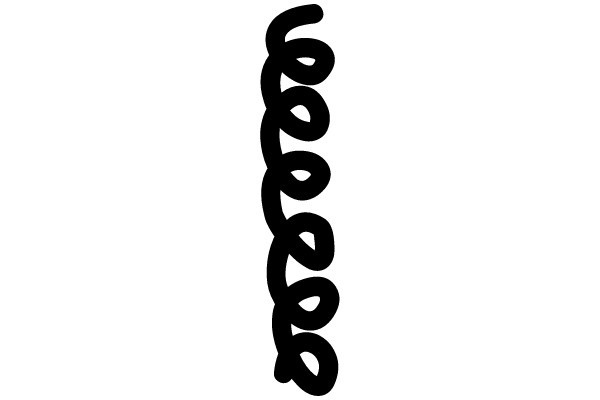 Black Spiral Design