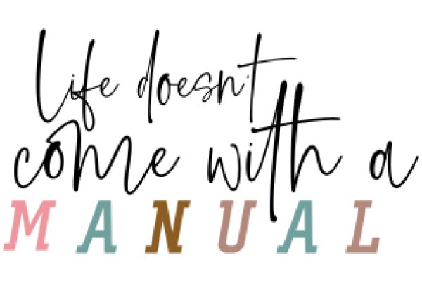 Inspirational Quote: Life Doesn't Come With a Manual