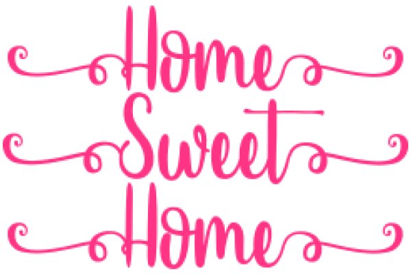 Welcome Home: A Pink Sign of Hospitality