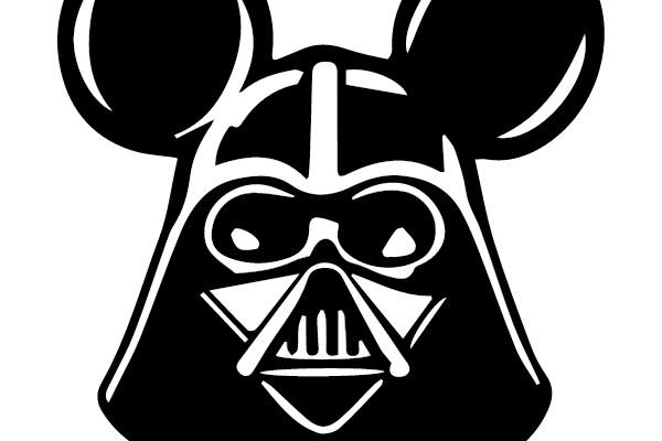 Star Wars Mickey Mouse Darth Vader Mashup