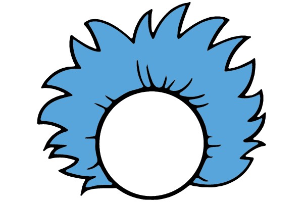 Blue Spiky Hair Clipart