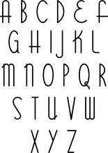 Typographic Art: A Stylish Alphabet Poster