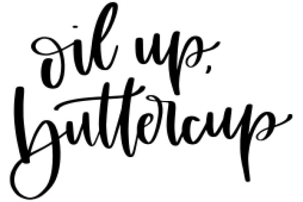 Elegant Handwritten Sign for a Buttercup-Themed Business