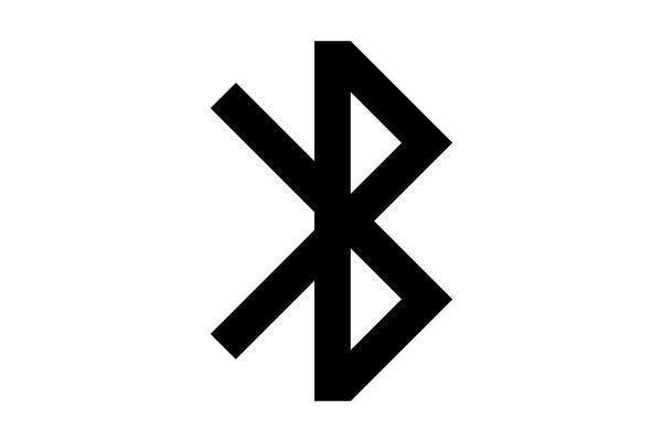 Stylized Black Logo with a Modern Design