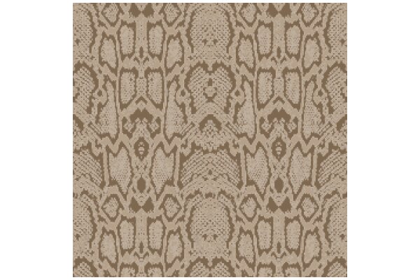 Intricate Patterns: A Close-up View of a Brown Paisley Design