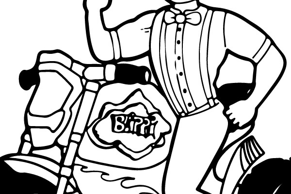 Vintage Cool: The Enthusiastic Cyclist