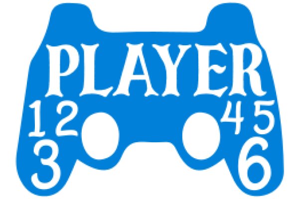 Vintage Blue Player 12 45 6 Game Controller