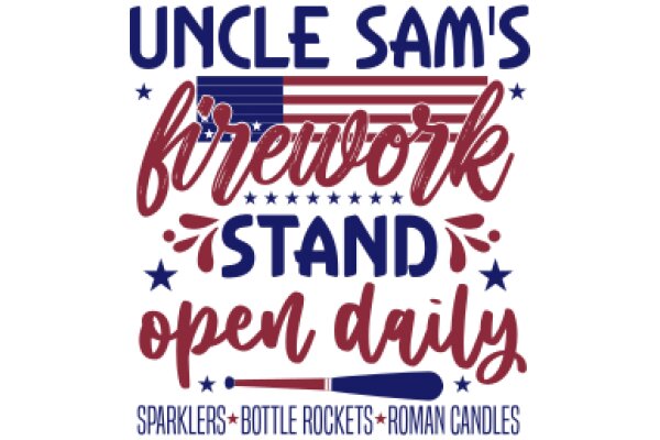 Uncle Sam's Firework Stand: Open Daily at Sparklers, Bottle Rockets, and Roman Candles