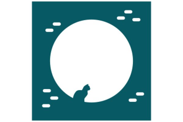 A Silhouette of a Cat on a Moonlit Night