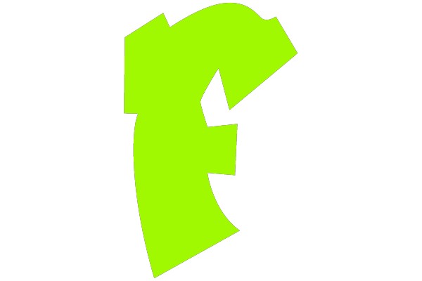 Dynamic Green 7: A Vibrant Graphic Symbol