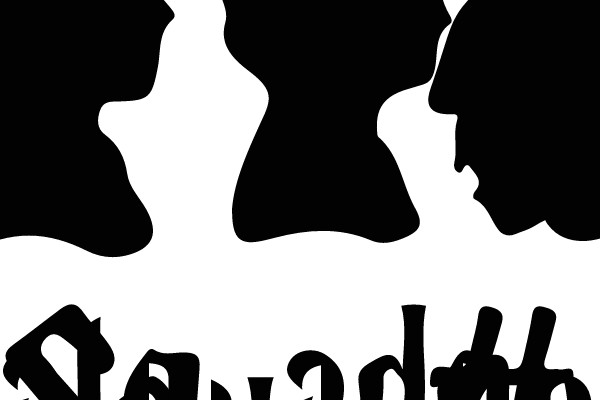 Silhouettes of Three Profiles with the Hashtag #SquadGoals