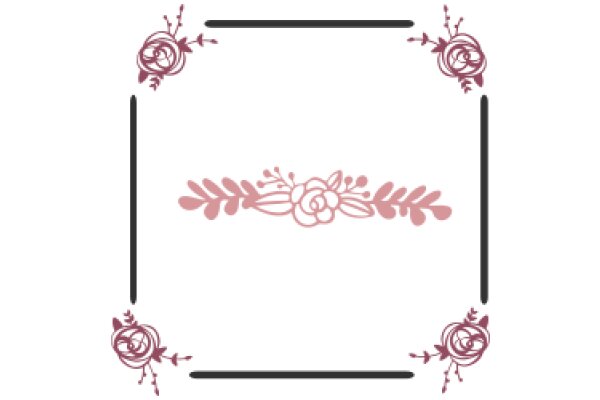 A Blank Canvas with Floral Accents