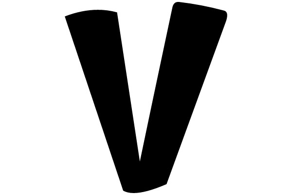 Bold Black Letter V