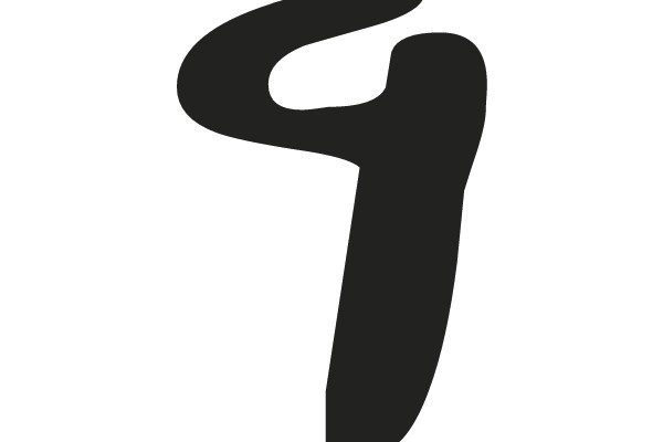 A bold, modern font showcasing the digit 9.