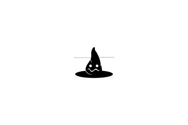Halloween Witch's Hat Silhouette