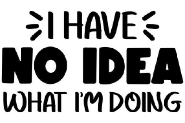 I Have No Idea What I'm Doing