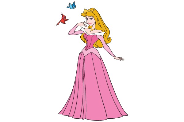 Enchanted Elegance: The Princess and Her Wings