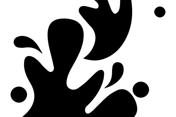 Black Splatter Design