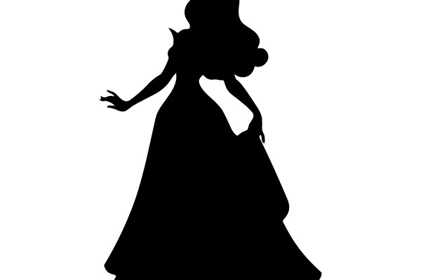 Graceful Silhouette: A Tale of Fantasy and Elegance