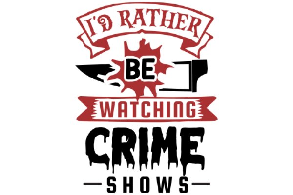 A Humorous Take on Crime Shows: 'I'd Rather Be Watching Crime Shows Than Be a Part of Real Crime'