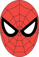 Spider-Man's Iconic Red and Black Mask