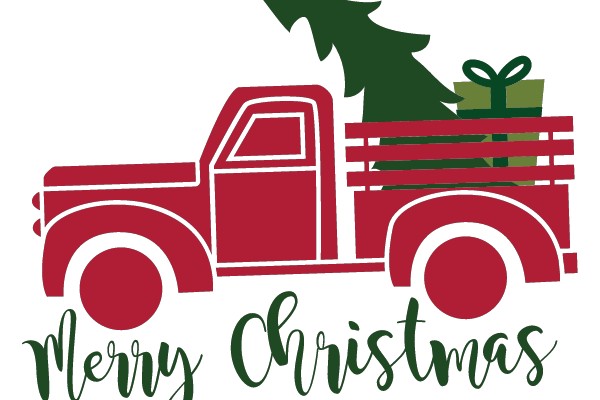 Truckload of Festive Joy: A Christmas Card Design