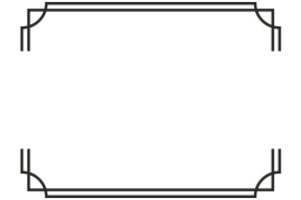 Simplistic Line Art: A Minimalist Design of a Rectangular Frame