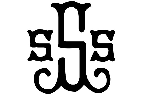 A Symbolic Emblem in Monochrome