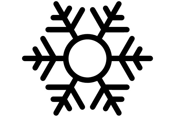 Winter Snowflake Symbol