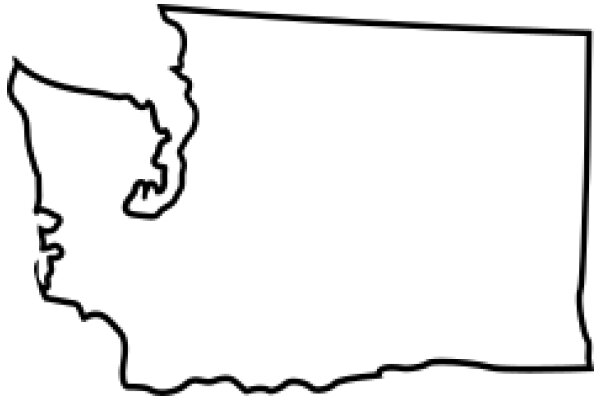 Simplified Map of a State: A Graphic Representation of a Geographical Area