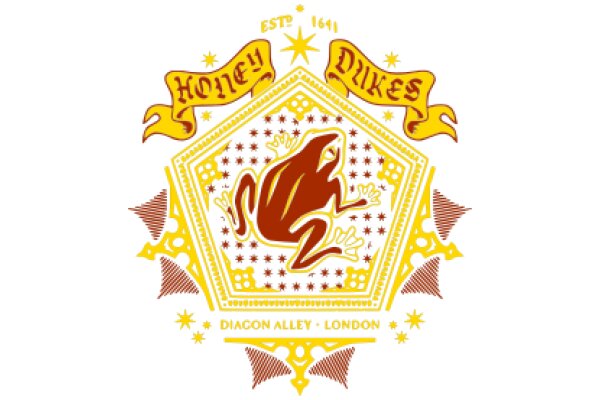 Vintage-Inspired Logo for 'Honey Dukes' with a London Theme