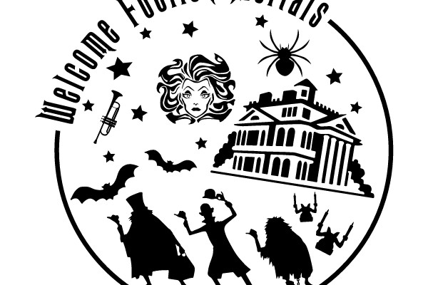 Halloween-themed graphic with 