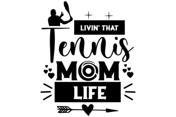 Living' That Tennis Mom Life: A Graphic Celebrating the Passion and Commitment of Tennis Moms