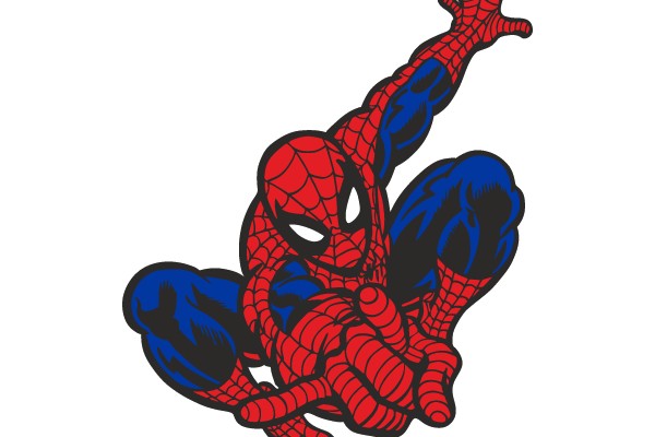 Spider-Man in Dynamic Leap Pose