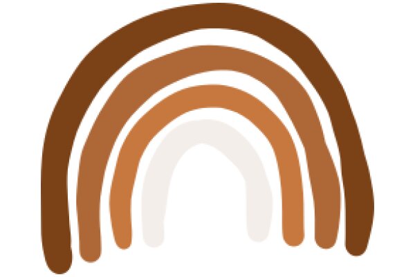 Stylized Rainbow Arch Design