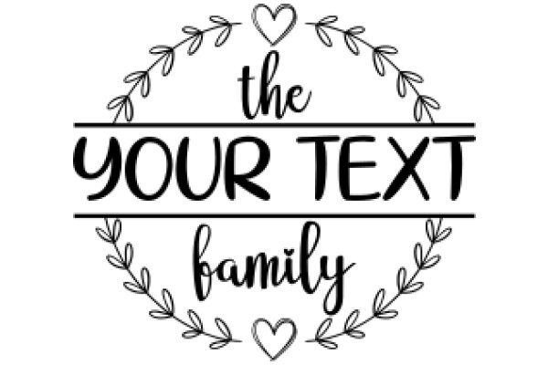 Your Text Family: A Graphic Design