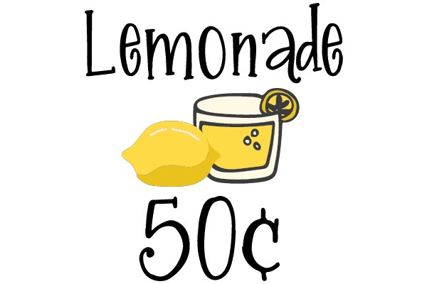 Lemonade 50¢