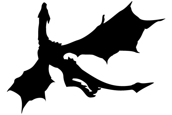 Silhouetted Dragon
