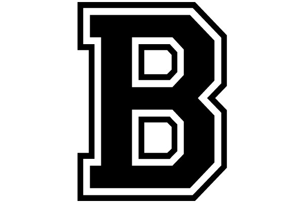 Large Bold Letter B