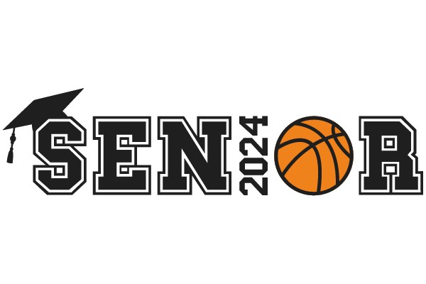 2024 Senior Basketball Class Badge