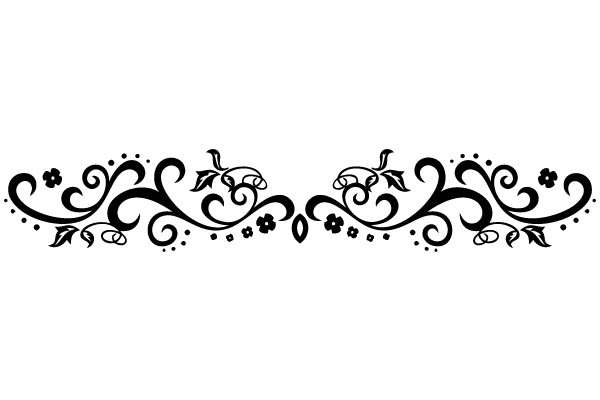 Vintage Flourish Border Design