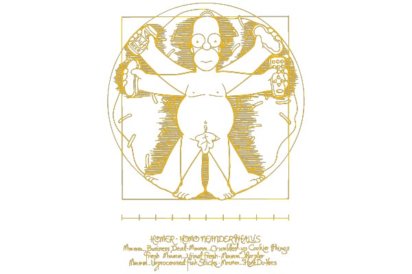 The Vitruvian Homer: A Modern Interpretation
